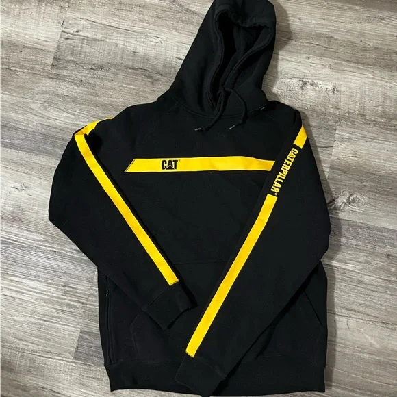 caterpillar icon stripe pullover hoodie - Picture 3 of 13